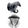 Fallo dildo indossabile strap on cavo Con testicoli Real Rapture 8 Black Fallo dildo indossabile strap on cavo Con testicoli Real Rapture 8 Black