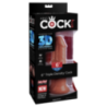 Fallo ventosa 3D King Cock 15 cm scuro Fallo ventosa 3D King Cock 15 cm scuro