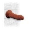 Fallo ventosa 3D King Cock 15 cm scuro Fallo ventosa 3D King Cock 15 cm scuro