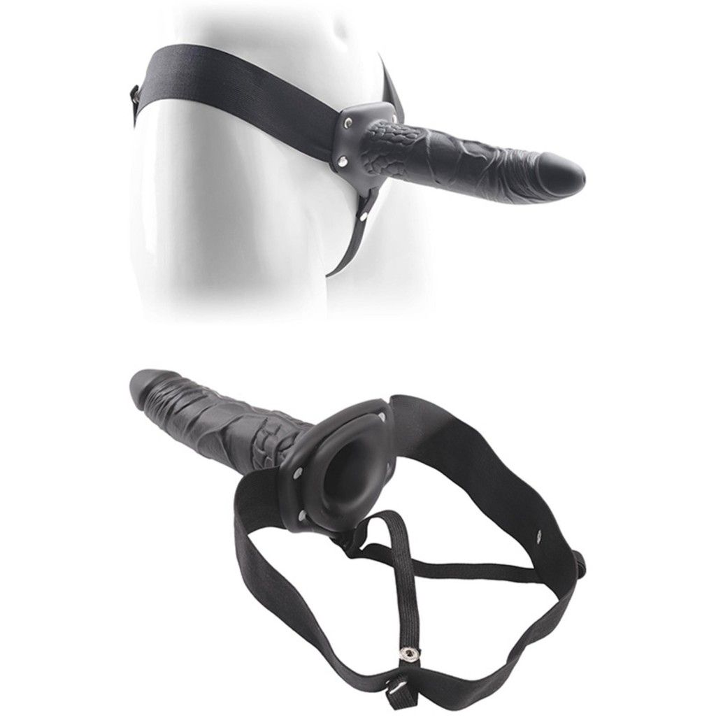 Fallo dildo indossabile strap on cavo Real Rapture 8 Black Fallo dildo indossabile strap on cavo Real Rapture 8 Black