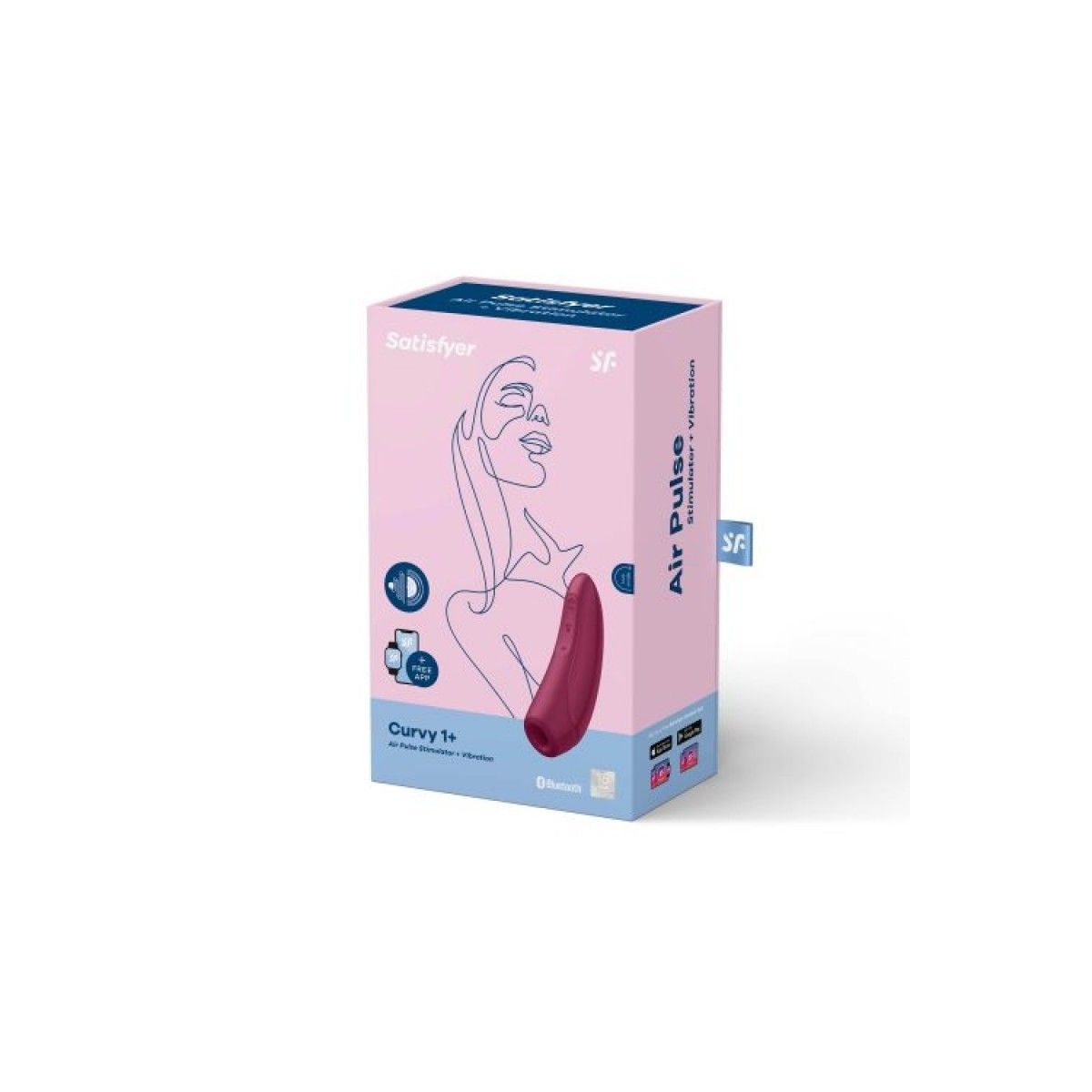 Vibratore vaginale succhia clitoride Satisfyer Curvy 1+