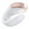 Vibratore di coppia Double Love Bianco Vibratore di coppia Double Love Bianco