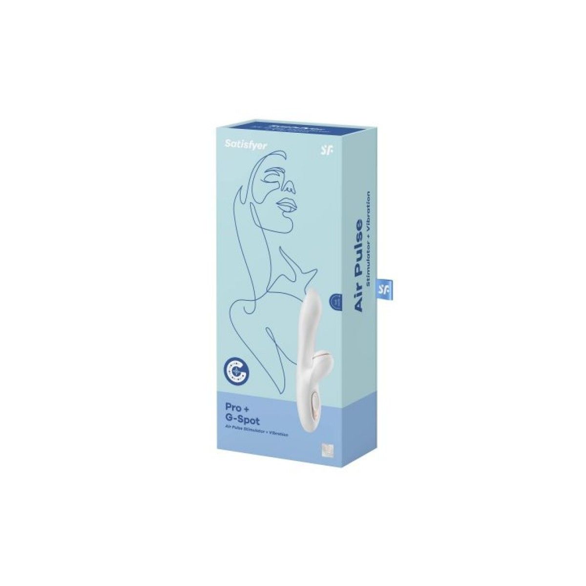 Vibratore rabbit succhia clitoride Satisfyer pro+ g-spot