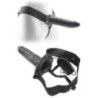Dildo cavo vibrante strapon nero 20,5 cm