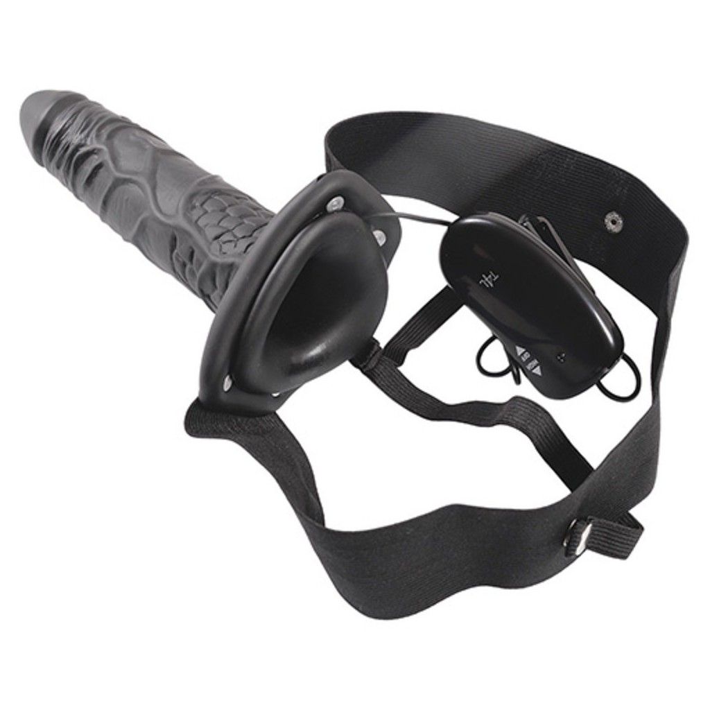Vibratore Fallo vibrante dildo indossabile strap on cavo Real Rapture 8 Black Vibratore Fallo vibrante dildo indossabile strap on cavo Real Rapture 8 Black