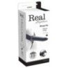 Vibratore Fallo vibrante dildo indossabile strap on cavo Real Rapture 8 Black Vibratore Fallo vibrante dildo indossabile strap on cavo Real Rapture 8 Black
