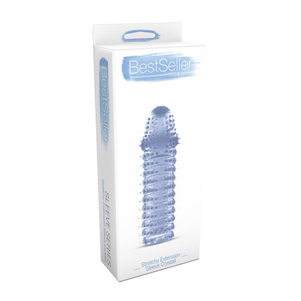 Guaina fallica indossabile per pene prolunga stretchy extension Guaina fallica indossabile per pene prolunga stretchy extension