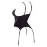 Corsetto con perizoma Bordeaux e nero Corsetto con perizoma Bordeaux e nero
