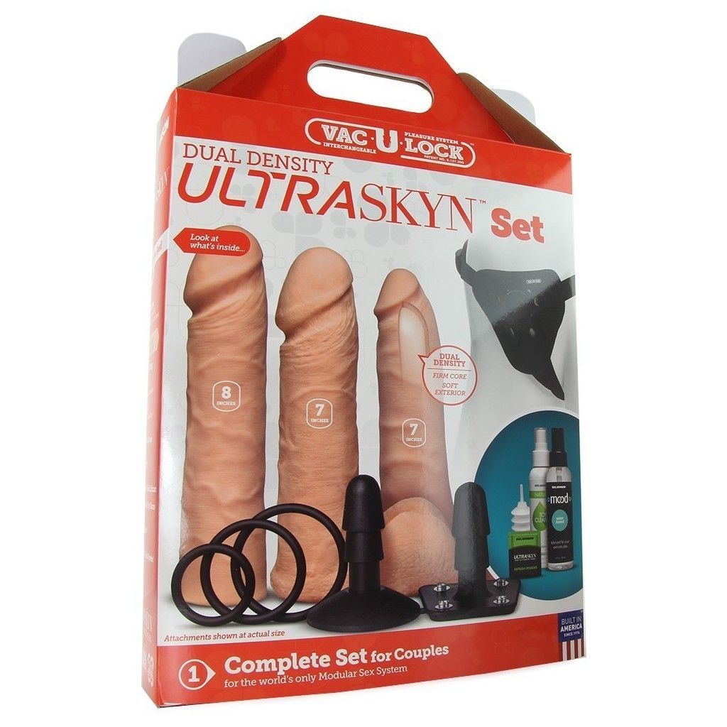 kit fallo indossabile dildo strap on vaculock Dual Density Set kit fallo indossabile dildo strap on vaculock Dual Density Set