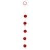 Palline stimolazione anale rosse 40 cm