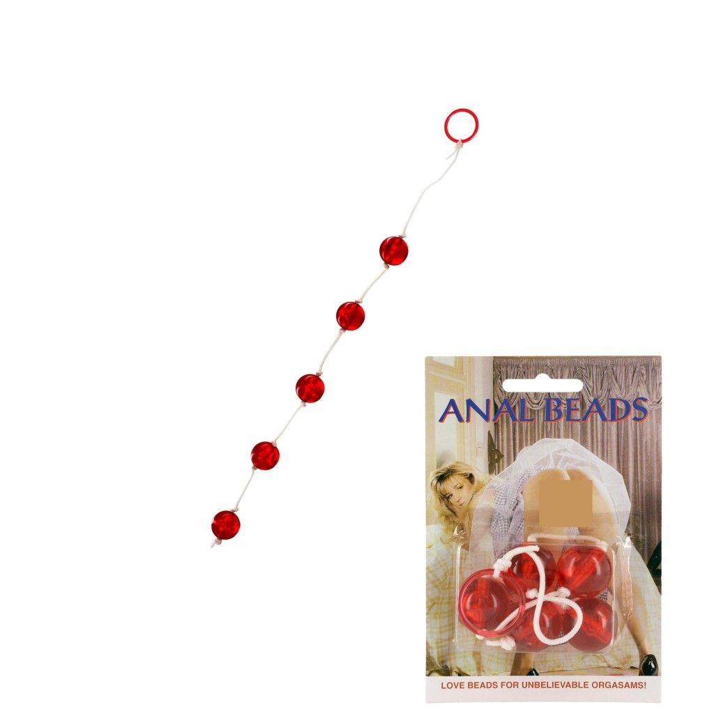 Palline Anale vaginale rosse anal mini beads Palline Anale vaginale rosse anal mini beads