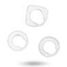 Anelli pene 3 pz trasparenti Addicted toys Anelli pene 3 pz trasparenti Addicted toys