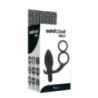Plug anale vibrante con anello fallico Plug anale vibrante con anello fallico