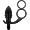 Plug anale vibrante con anello fallico Plug anale vibrante con anello fallico