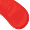 Maschera copriocchi rossa raso Maschera copriocchi rossa raso