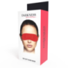 Maschera copriocchi rossa raso Maschera copriocchi rossa raso