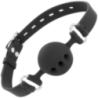 Ball Gag traspirante silicone Darkness nero Ball Gag traspirante silicone Darkness nero