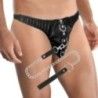Slip uomo con guinzaglio Darkness nero Slip uomo con guinzaglio Darkness nero