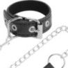 Anello pene regolabile e guinzaglio Darkness Anello pene regolabile e guinzaglio Darkness