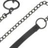 Collare con guinzaglio Darkness nero Collare con guinzaglio Darkness nero