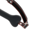 Bavaglio osso silicone Darkness nero rosso Bavaglio osso silicone Darkness nero rosso