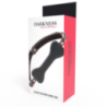 Bavaglio osso silicone Darkness nero rosso Bavaglio osso silicone Darkness nero rosso