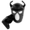 Maschera cappuccio cane Darkness neoprene M Maschera cappuccio cane Darkness neoprene M