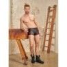 Boxer sexy con cerniera frontale nero Boxer sexy con cerniera frontale nero