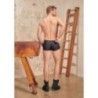 Boxer sexy con cerniera frontale nero Boxer sexy con cerniera frontale nero
