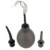 Doccia intima con 3 attacchi grigio fumo Doccia intima con 3 attacchi grigio fumo