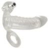 Guaina con anello pene vibrante trasparente Guaina con anello pene vibrante trasparente