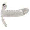 Guaina con anello pene vibrante trasparente Guaina con anello pene vibrante trasparente