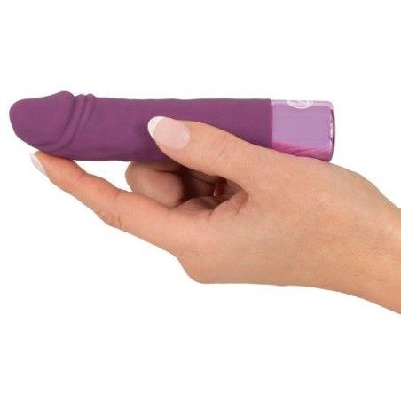 Mini Vibratore Realistic Vibe 14,3 cm viola