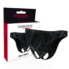 Slip con apertura intima unisex Darkness Slip con apertura intima unisex Darkness