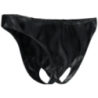 Slip con apertura intima unisex Darkness