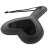 Sculacciatore pagaia cuore Darkness nero