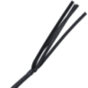 Frusta lunga BDSM nera Darkness 210 cm Frusta lunga BDSM nera Darkness 210 cm