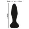 Vibratore anale viola ricaricabile Vibratore anale viola ricaricabile