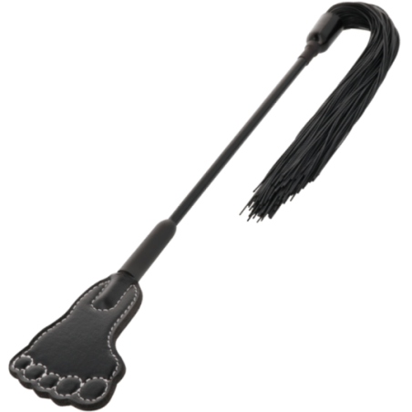 Frustino bdsm doppio Darkness nero 50 cm