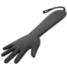 Paddle Sculacciatore mano nero Darkness 30 cm
