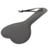 Sculacciatore pagaia cuore cuoio
