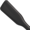 Sculacciatore paddle classico nero 32 cm Sculacciatore paddle classico nero 32 cm