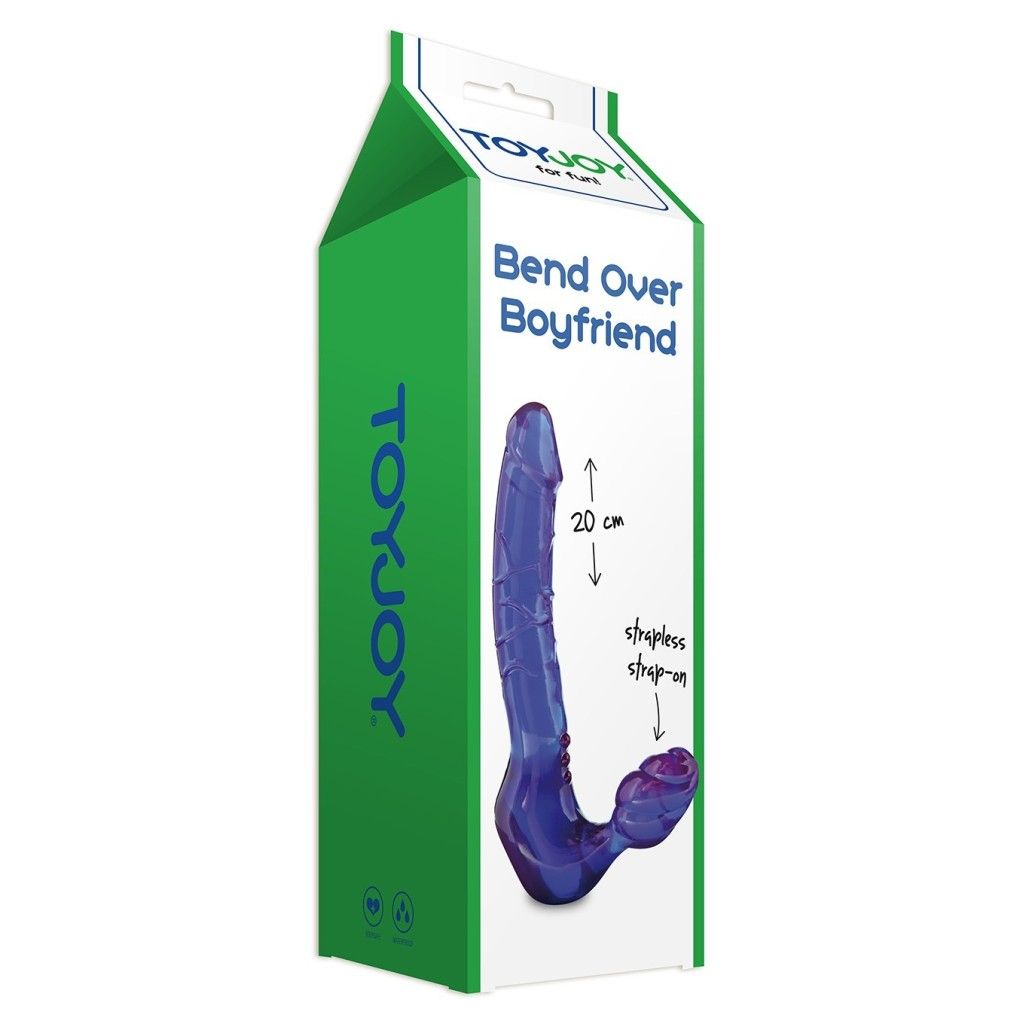 Acquista Fallo dildo doppio indossabile per donna senza imbragatura  straples purple su MyShopSecret