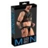 Completo Bondage uomo Top e Jockstrap nero Completo Bondage uomo Top e Jockstrap nero