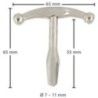 Dilatatore uretra Anchor Medium di Penisplug Dilatatore uretra Anchor Medium di Penisplug
