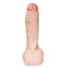 Maxi Dildo realistico curvo 27,5 cm chiaro Maxi Dildo realistico curvo 27,5 cm chiaro