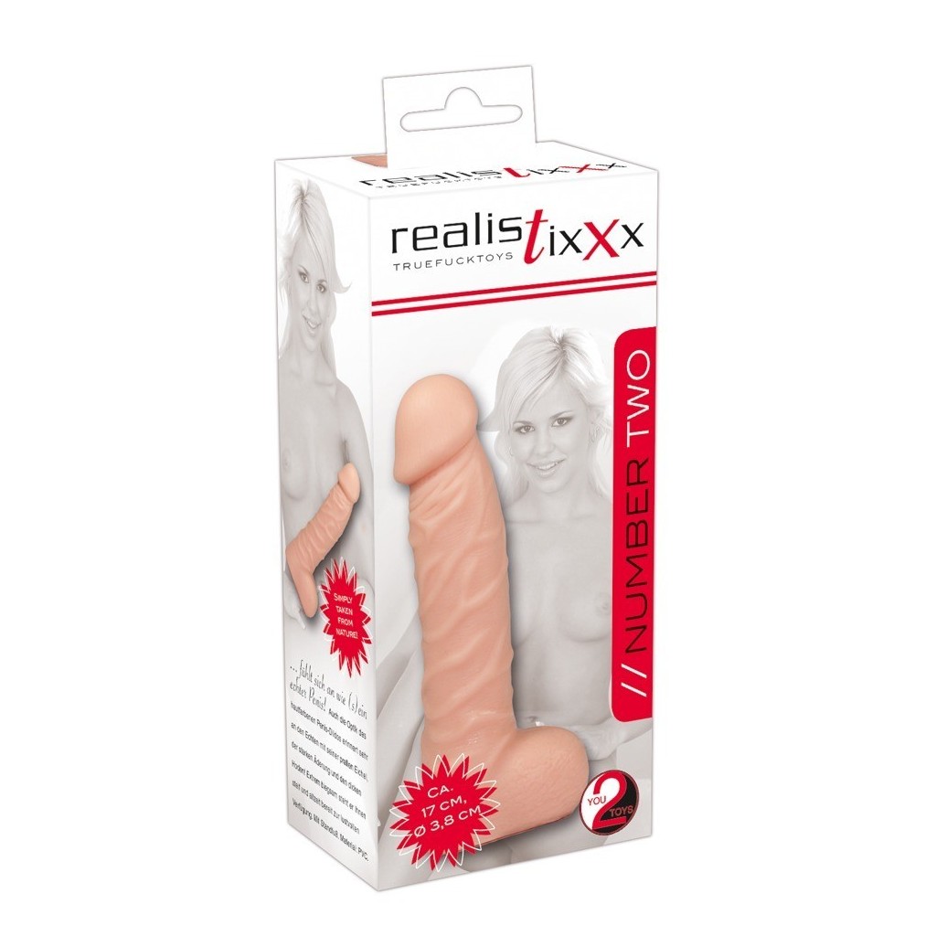Fallo vaginale realistico con testicoli dildo the realistic cock