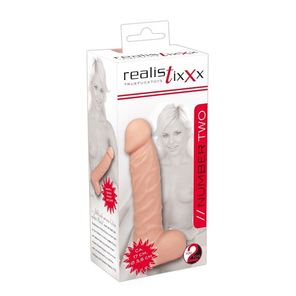 Fallo vaginale realistico con testicoli dildo the realistic cock