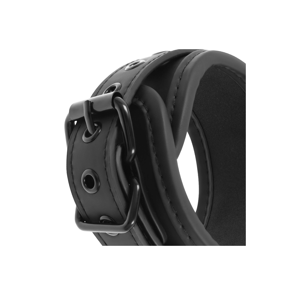 Collare con manette FETISH SUBMISSIVE COLLAR AND WRIST CUFFS VEGAN LEATHER