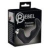 Vibratore prostata silicone nero 12 cm Vibratore prostata silicone nero 12 cm
